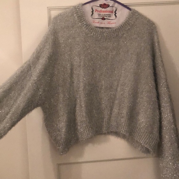 Perfect condition sparkle crop sweater from UO - Picture 7 of 7
